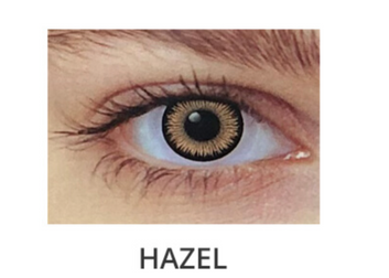 Focus color contact lens