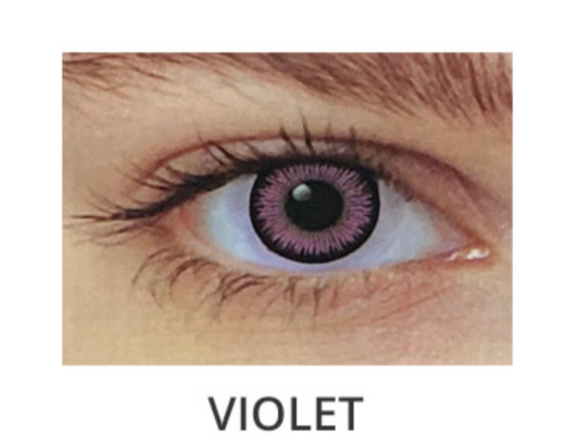 Focus color contact lens